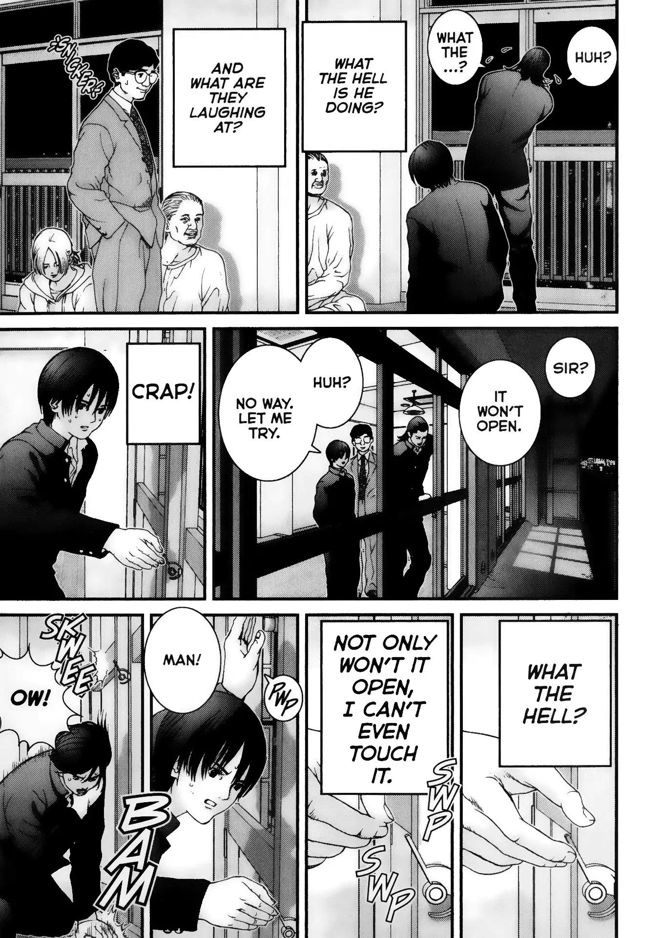 Gantz Chapter 2 page 10 - Chapter 2: Vol.1 0002: The Enigma Room