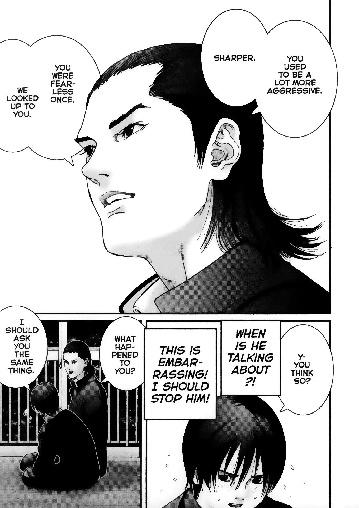 Gantz Chapter 2 page 22 - Chapter 2: Vol.1 0002: The Enigma Room