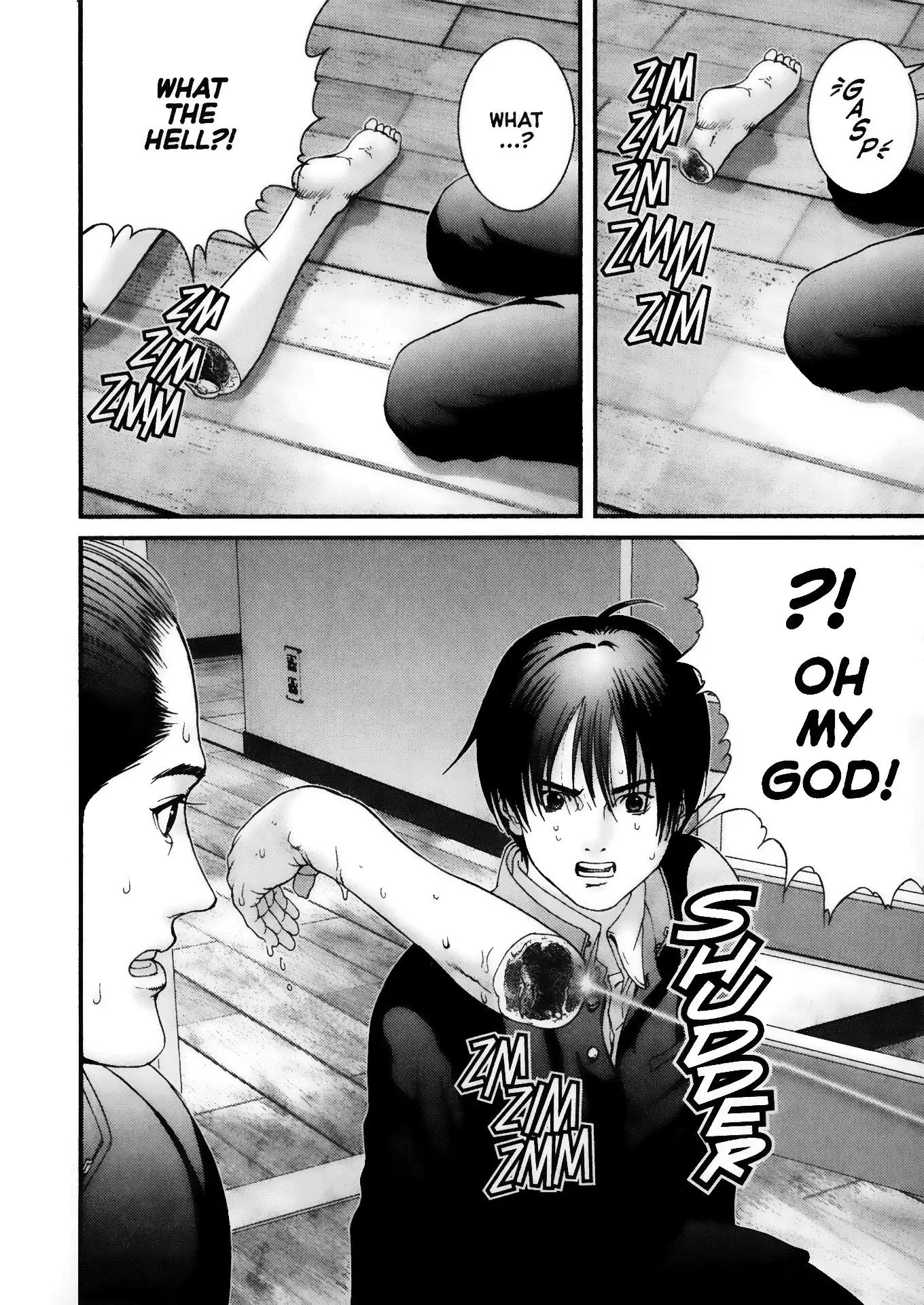 Gantz Chapter 2 page 27 - Chapter 2: Vol.1 0002: The Enigma Room