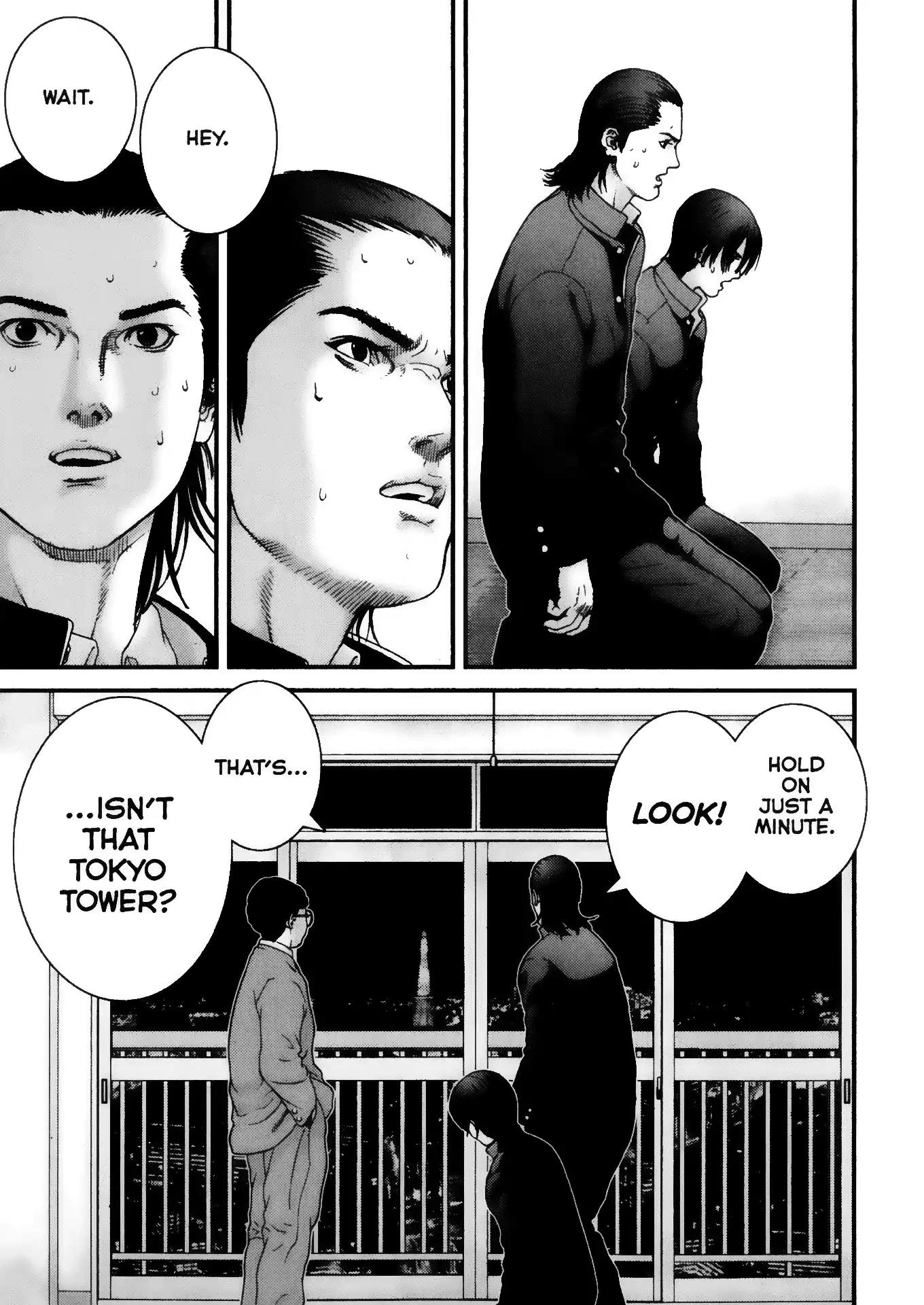 Gantz Chapter 2 page 8 - Chapter 2: Vol.1 0002: The Enigma Room