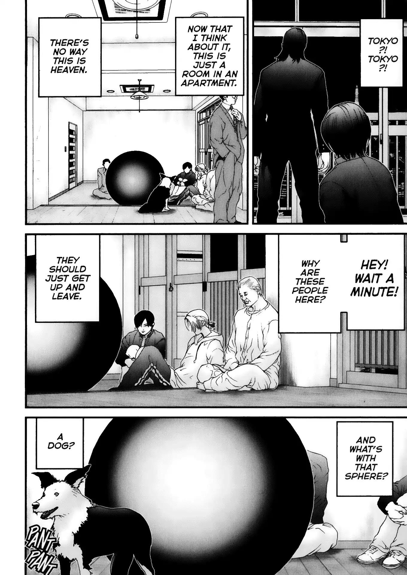 Gantz Chapter 2 page 9 - Chapter 2: Vol.1 0002: The Enigma Room