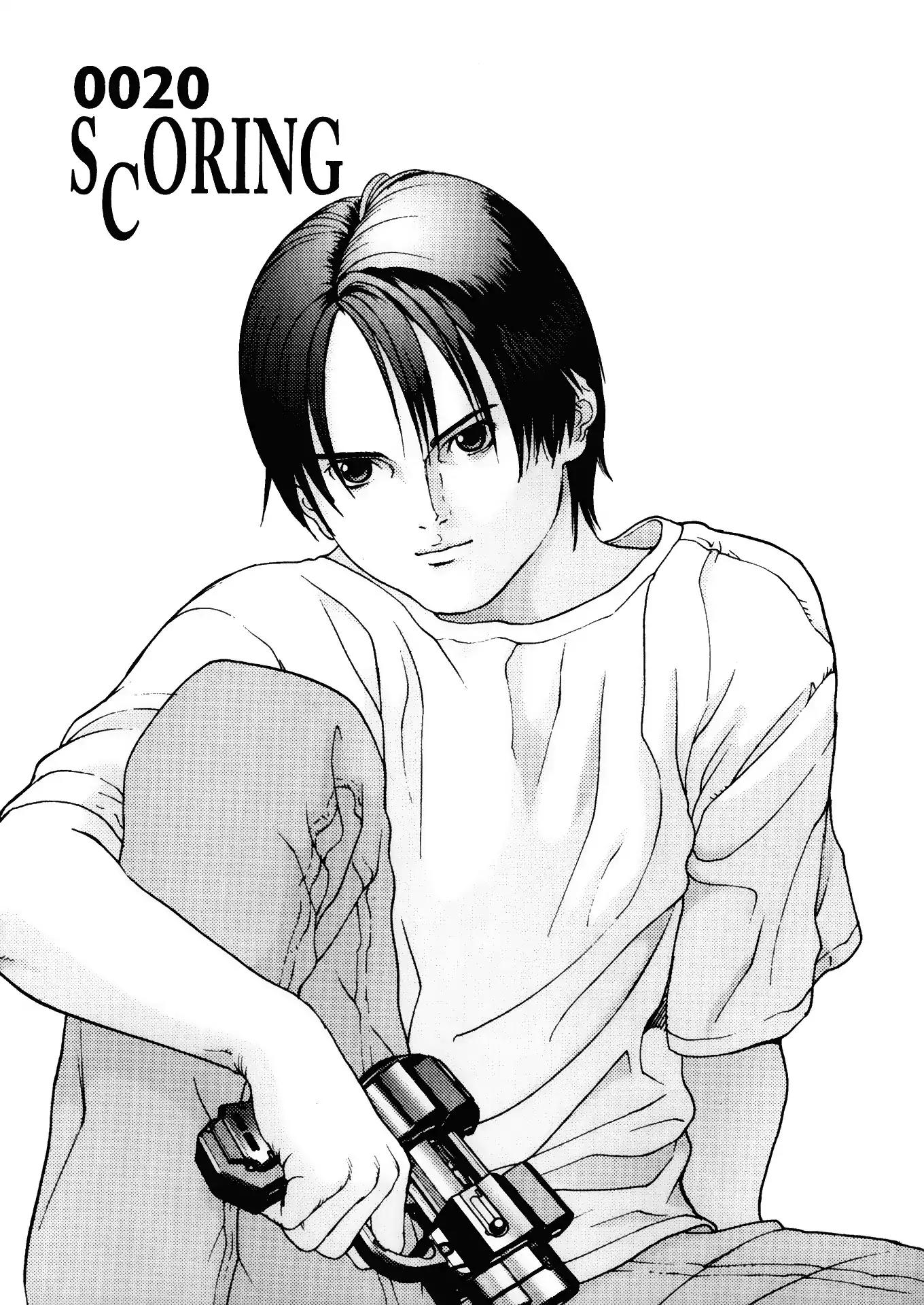 Gantz Chapter 20 page 1 - Chapter 20: Vol.2 0020: Scoring