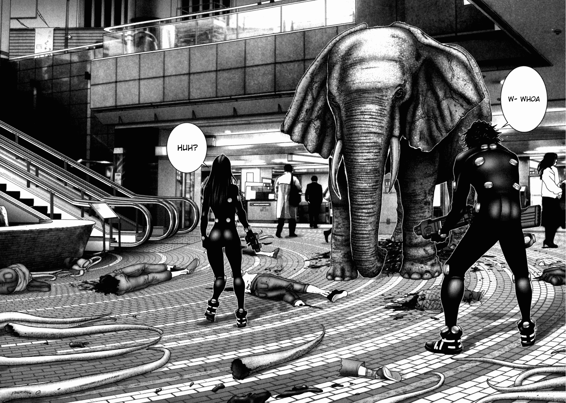 Gantz Chapter 201 page 12 - Chapter 201: Murder Vomit