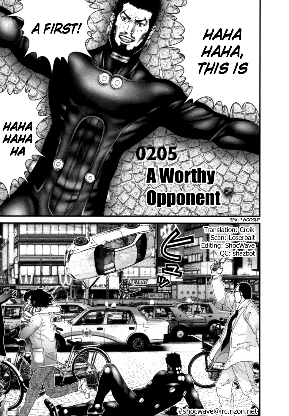 Gantz Chapter 205 page 1 - Chapter 205: A Worthy Opponent