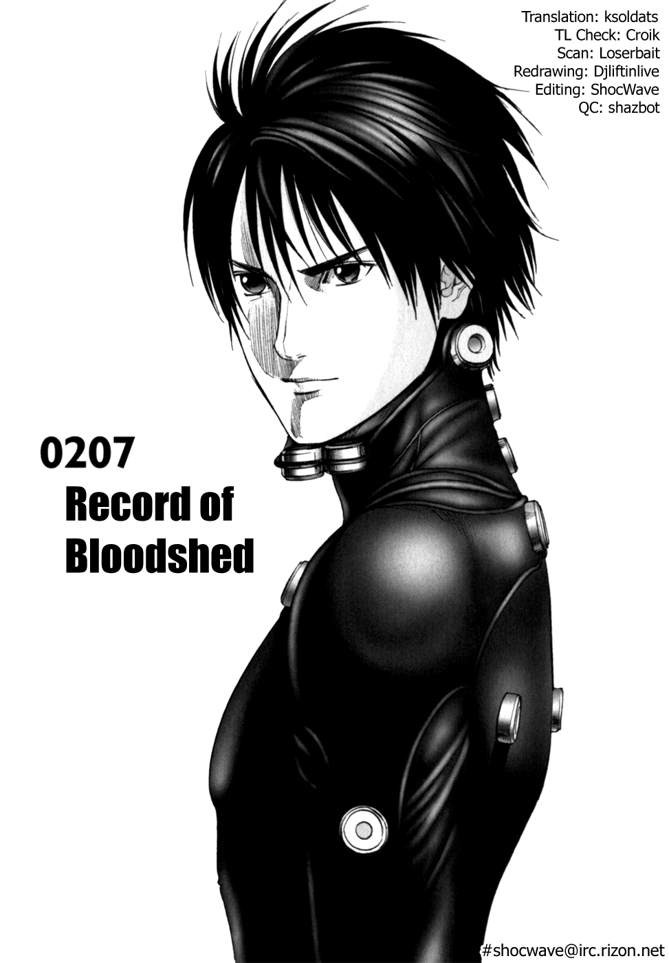 Gantz Chapter 207 page 1 - Chapter 207: Record of Bloodshed