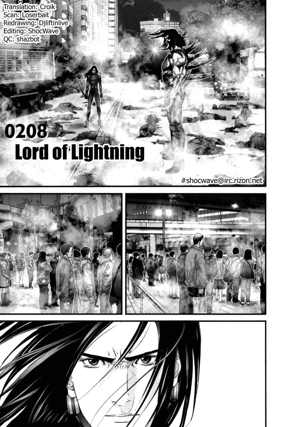 Gantz Chapter 208 page 1 - Chapter 208: Lord of Lightning