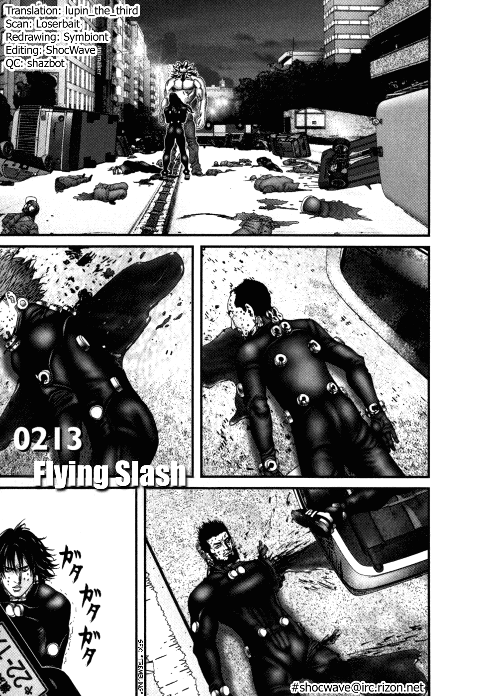 Gantz Chapter 213 page 1 - Chapter 213: Flying Slash