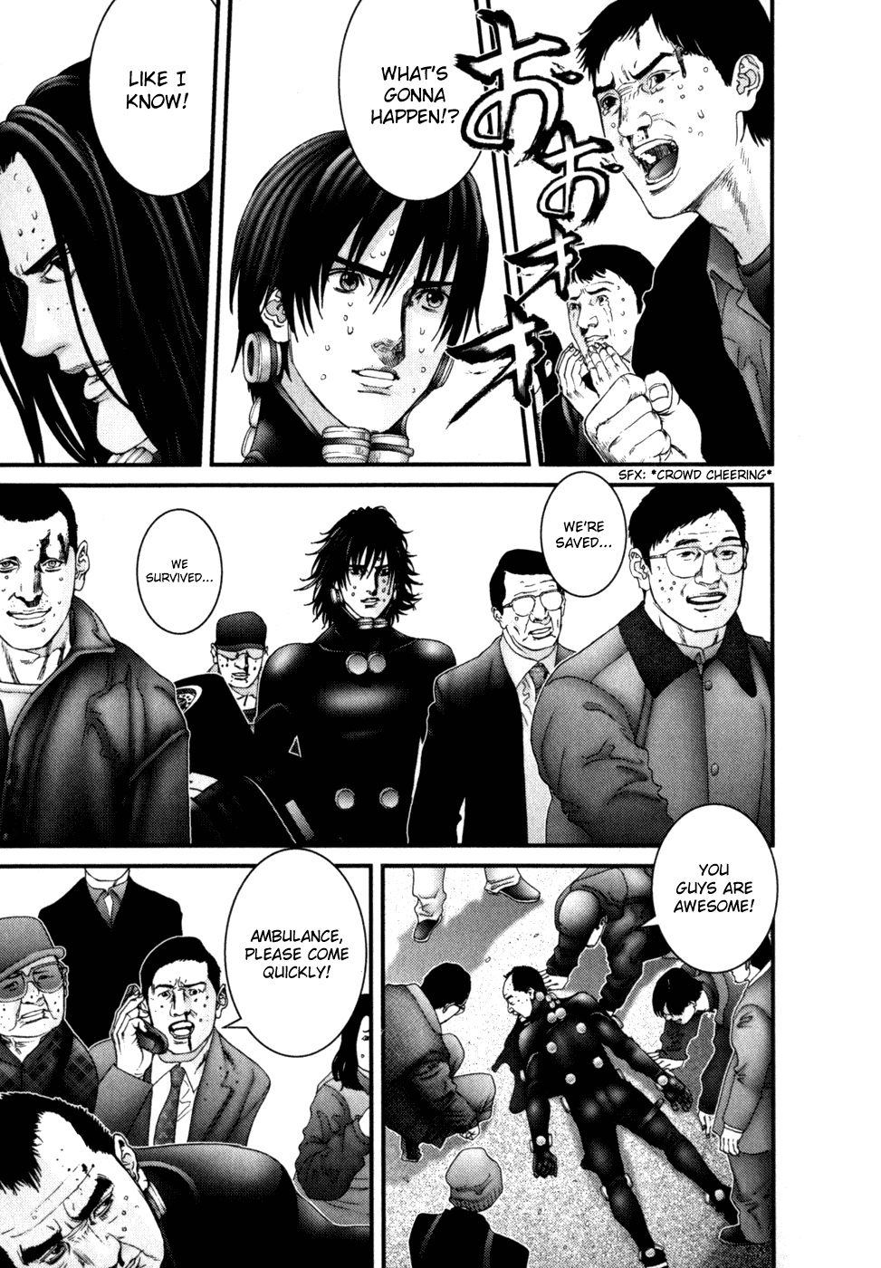Gantz Chapter 215 page 17 - Chapter 215: The Pathos of Rejoicing