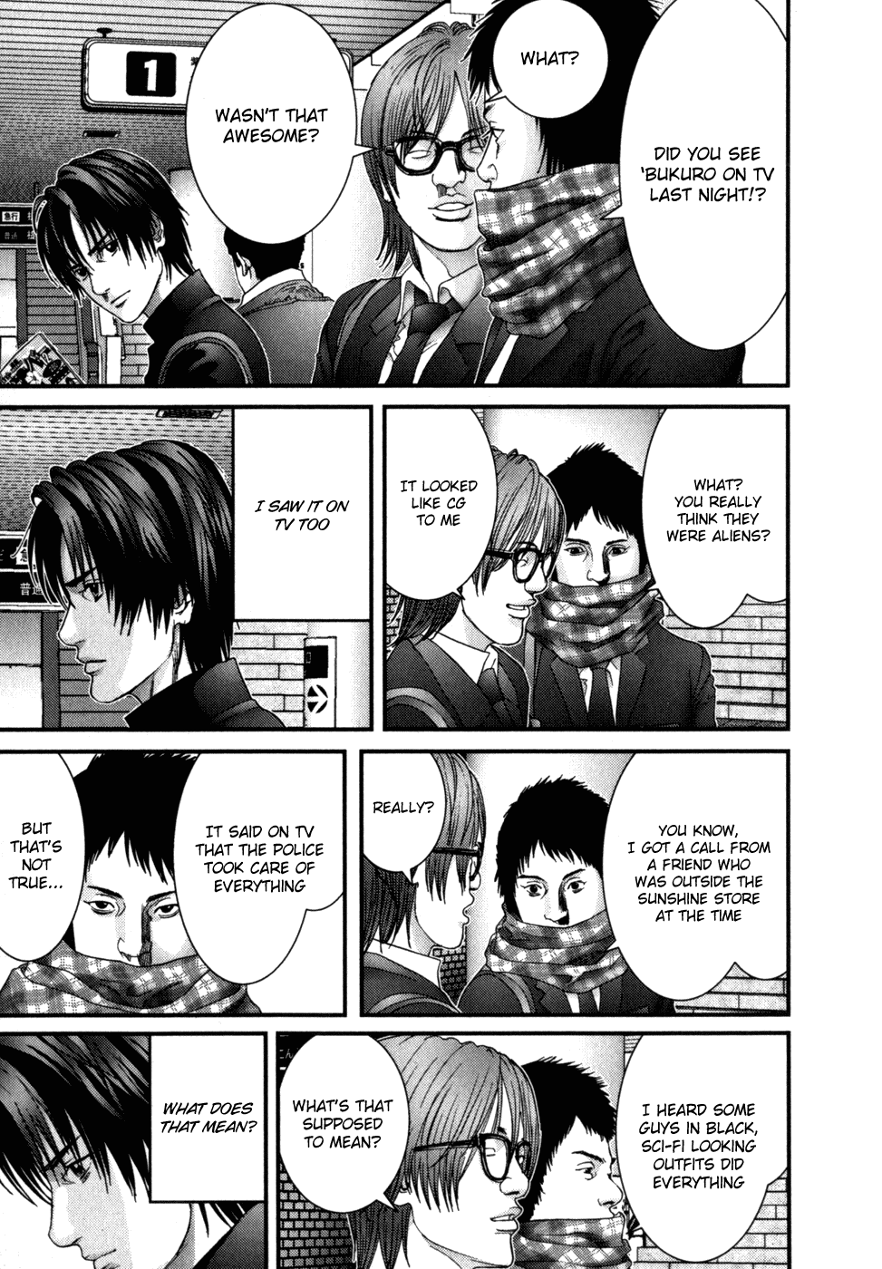 Gantz Chapter 223 page 4 - Chapter 223: That Inerasable "Something"
