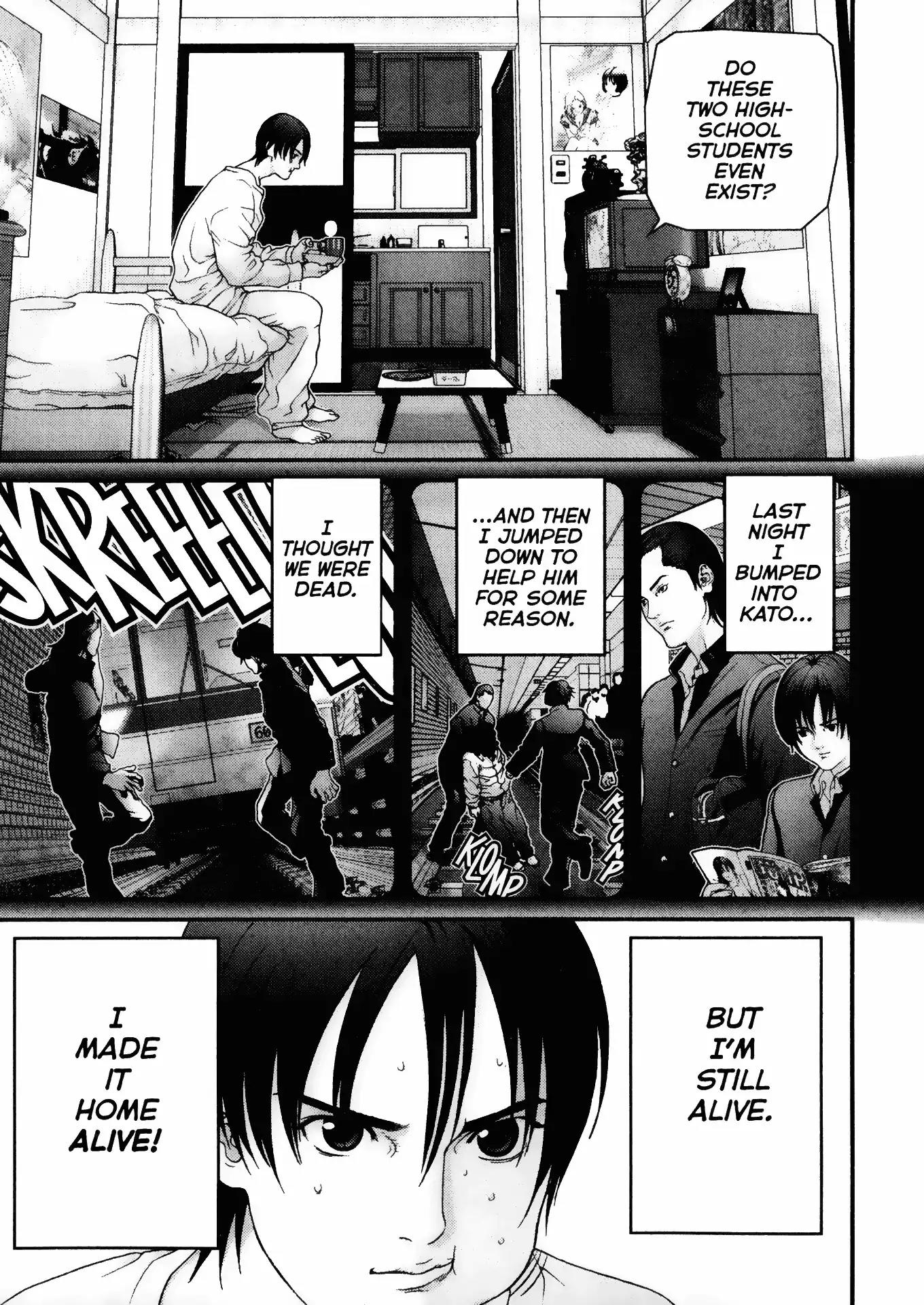 Gantz Chapter 23 page 9 - Chapter 23: Vol.3 0023: Normality