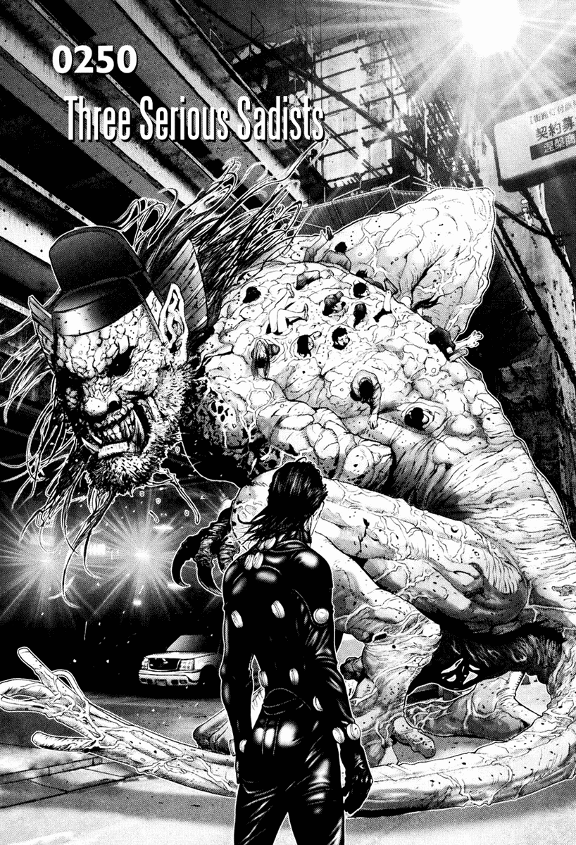 Gantz Chapter 250 page 1 - Chapter 250: The Three Total Sadists