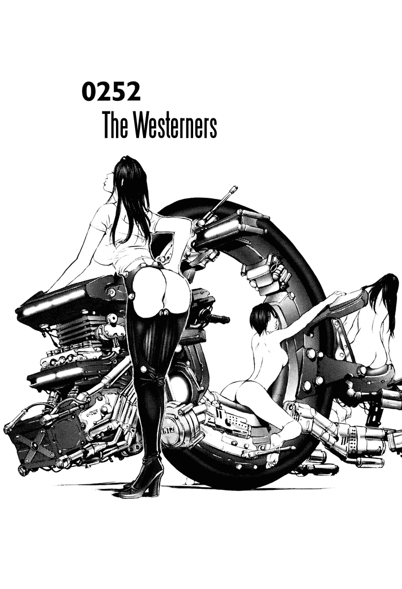 Gantz Chapter 252 page 1 - Chapter 252: The Westerners