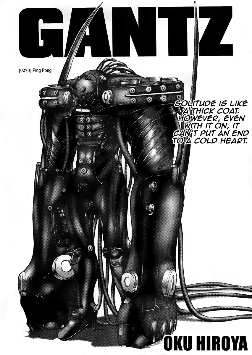 Gantz Chapter 270 page 1 - Chapter 270: Ping Pong