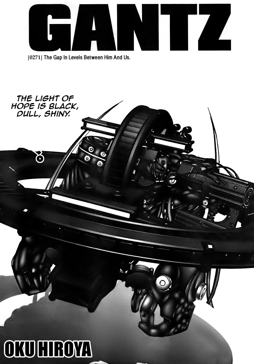 Gantz Chapter 271 page 1 - Chapter 271: The Gap in Levels Between Me and Us