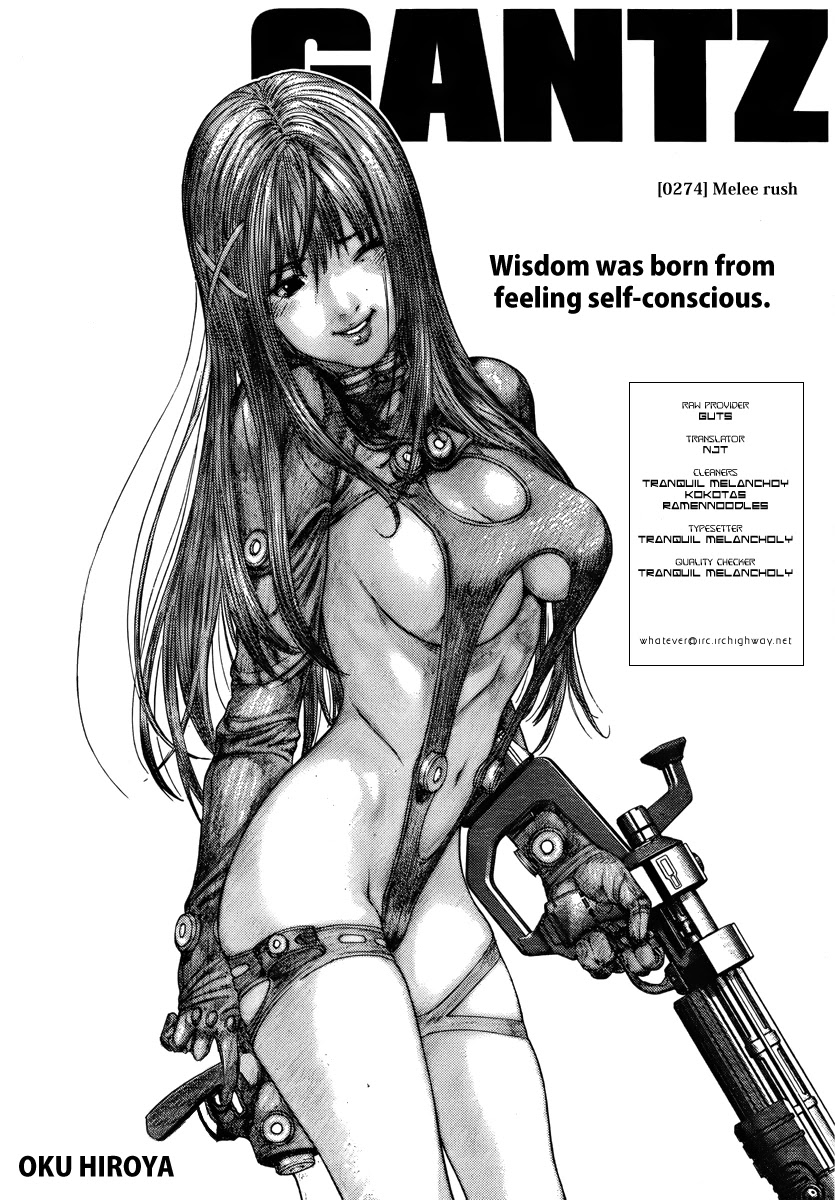 Gantz Chapter 274 page 1 - Chapter 274: Melee Rush
