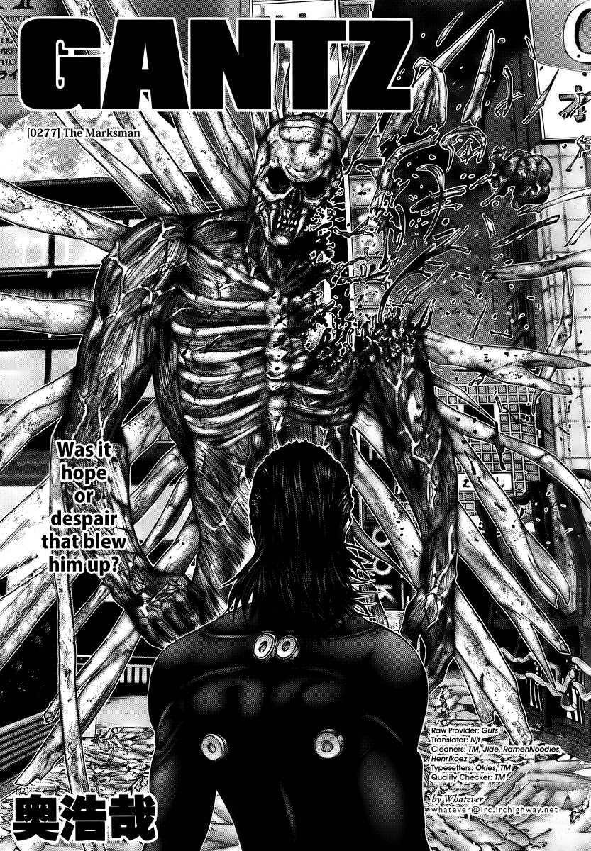 Gantz Chapter 277 page 1 - Chapter 277: The Marksman
