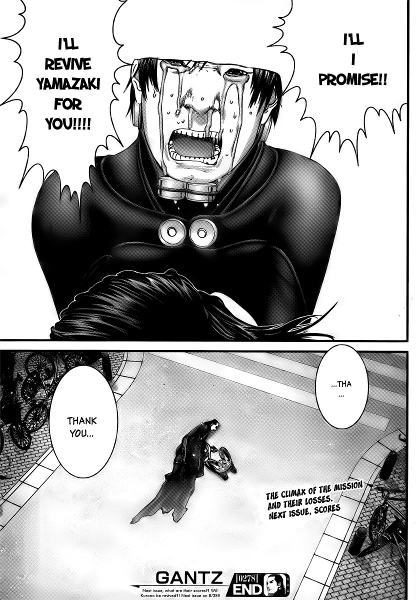 Gantz Chapter 278 page 23 - Chapter 278: Once in a Lifetime Rush