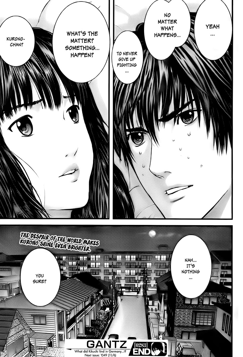 Gantz Chapter 283 page 18 - Chapter 283: Desperate Meeting