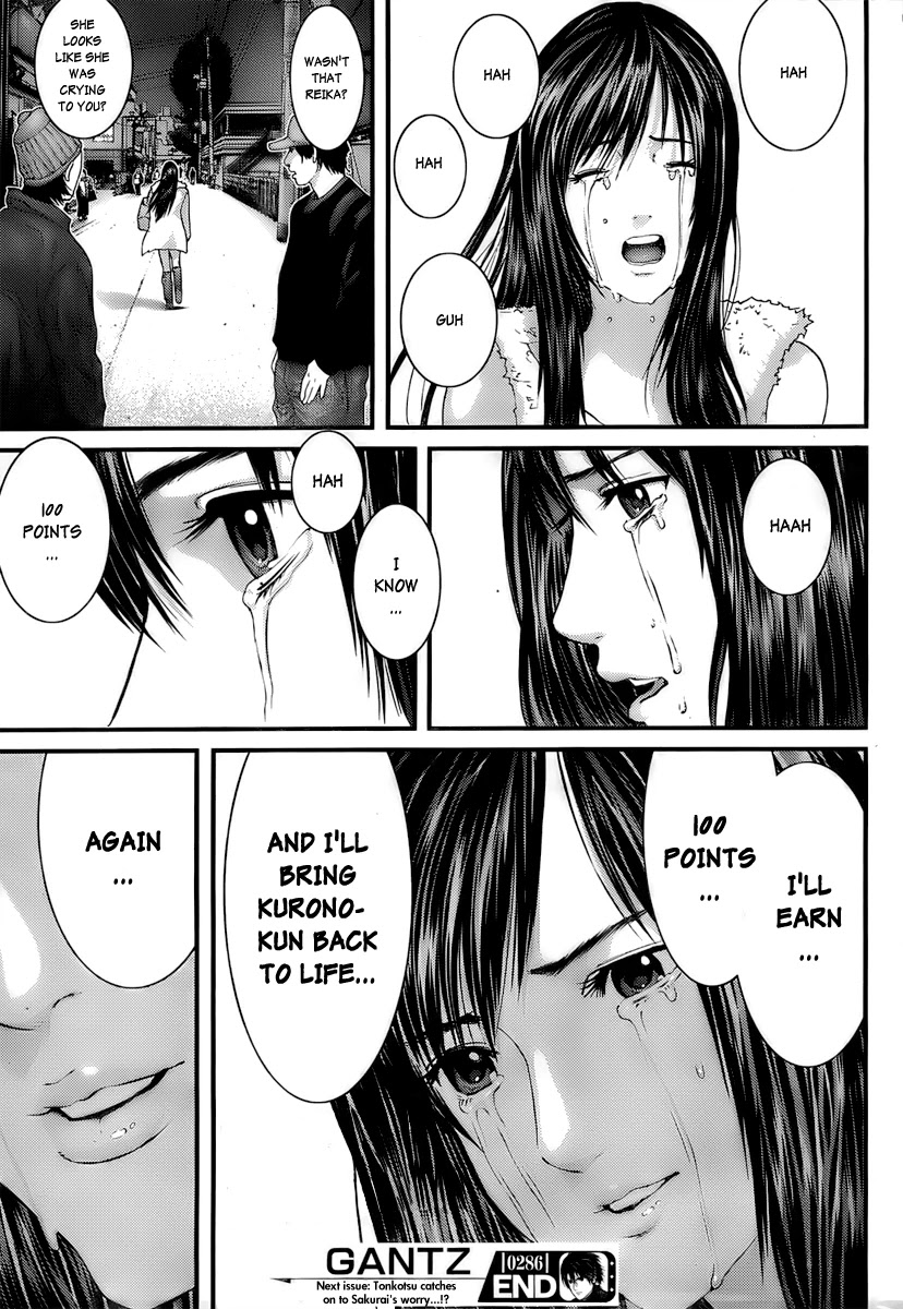Gantz Chapter 286 page 17 - Chapter 286: Warped Thoughts