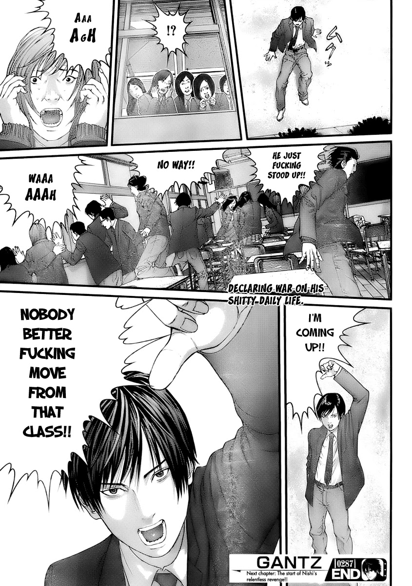Gantz Chapter 287 page 16 - Chapter 287: Definition of Bullying