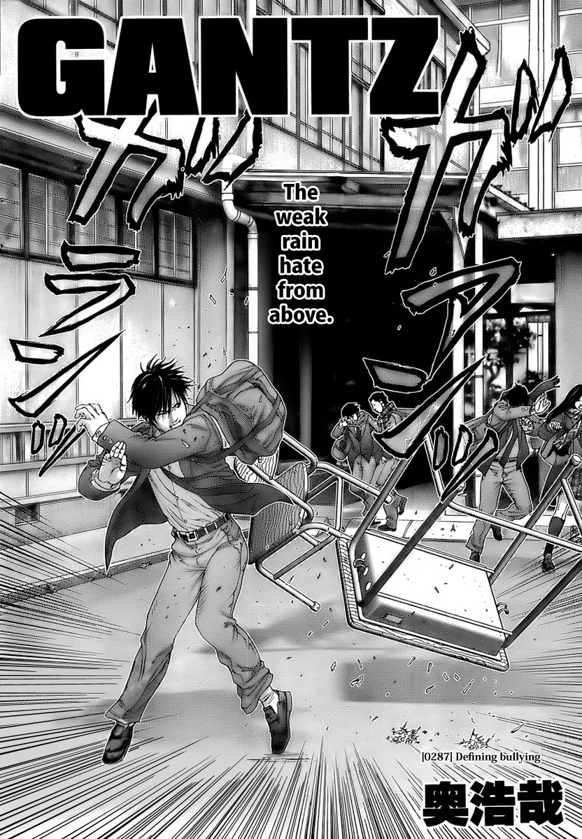 Gantz Chapter 287 page 2 - Chapter 287: Definition of Bullying