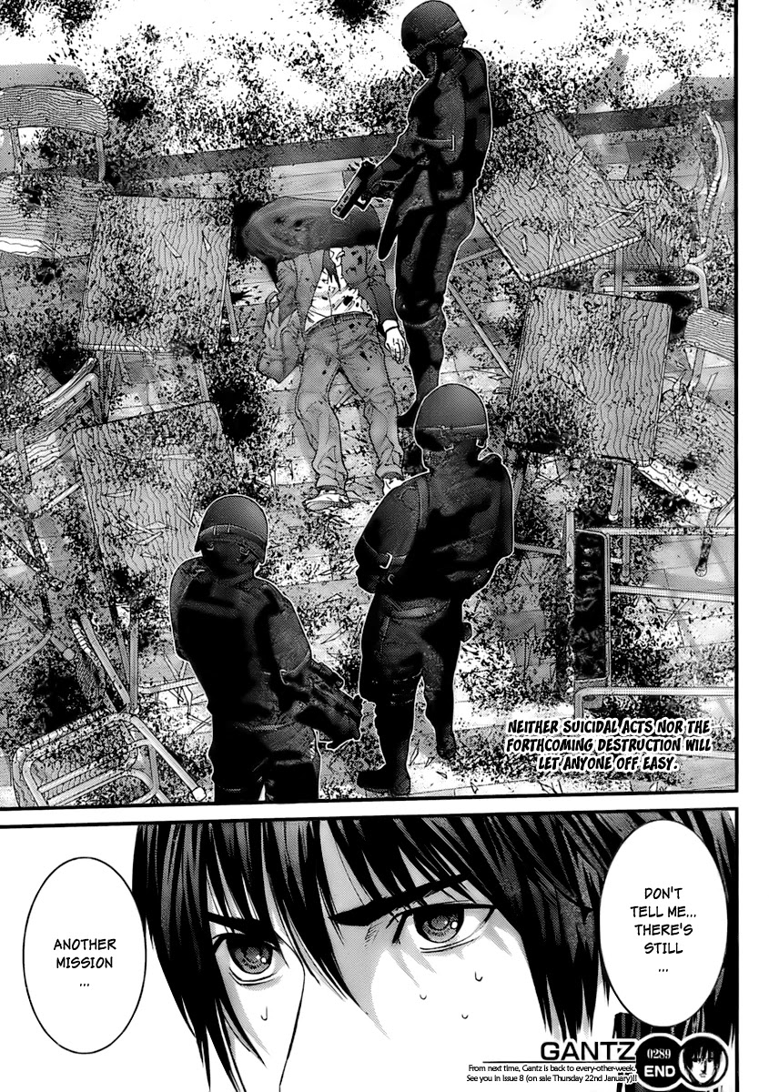 Gantz Chapter 289 page 16 - Chapter 289: The World Attacks