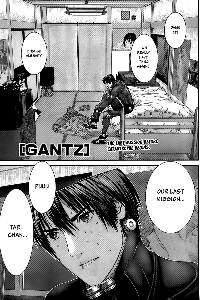 Gantz Chapter 290 page 1 - Chapter 290: Intelligence Like That of a Straw