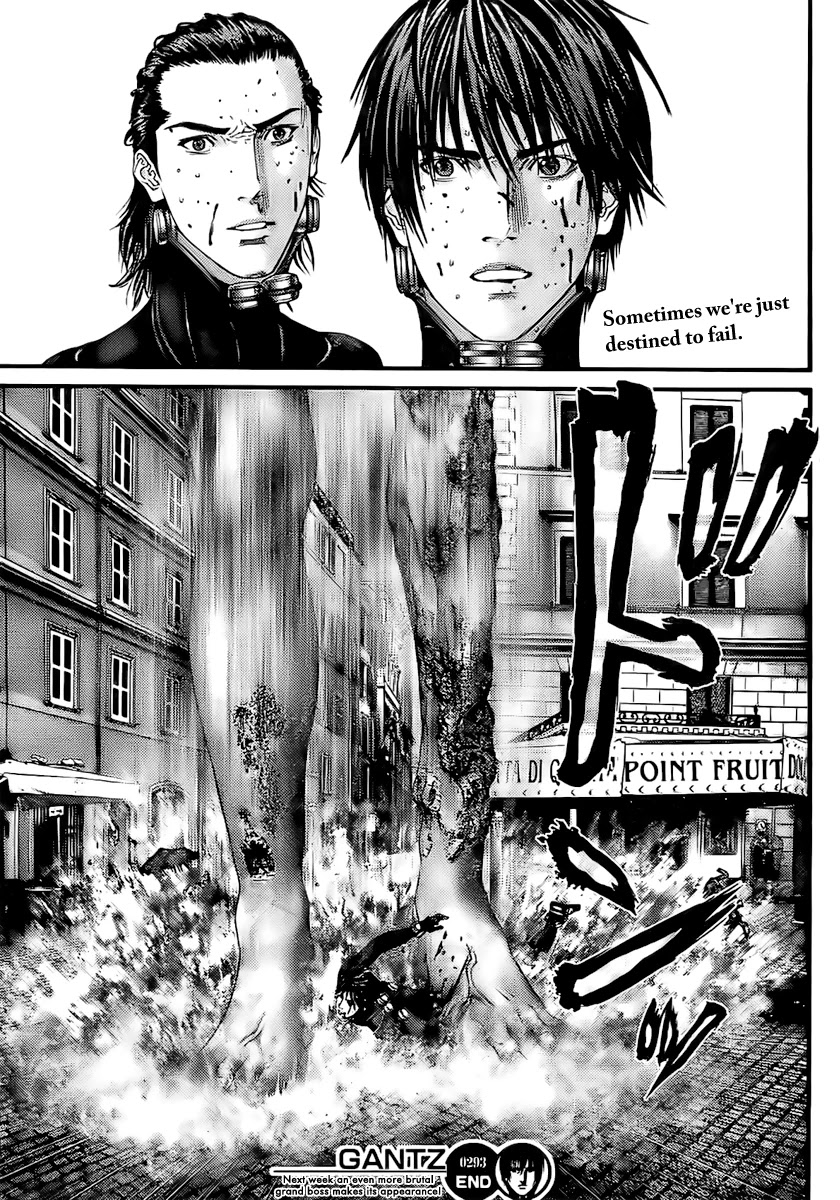 Gantz Chapter 293 page 15 - Chapter 293: The Price of Courage