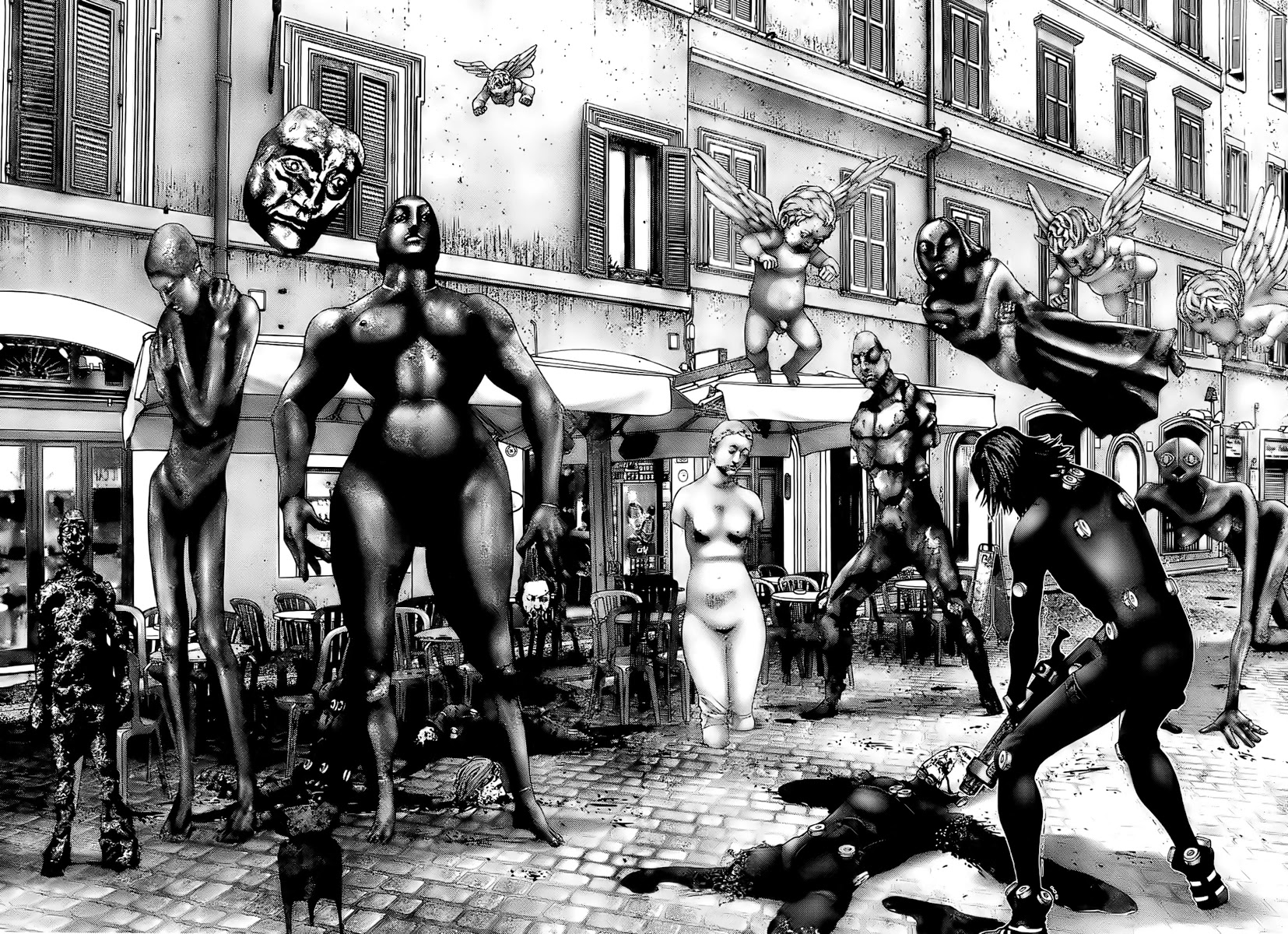 Gantz Chapter 293 page 4 - Chapter 293: The Price of Courage