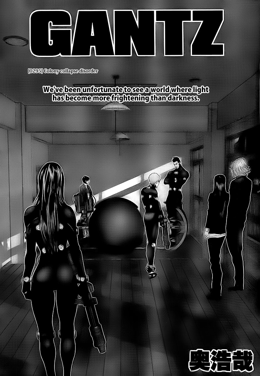 Gantz Chapter 295 page 1 - Chapter 295: Colony Collapse Disorder