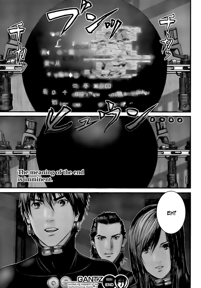 Gantz Chapter 296 page 17 - Chapter 296: The Meaning of "Finished"