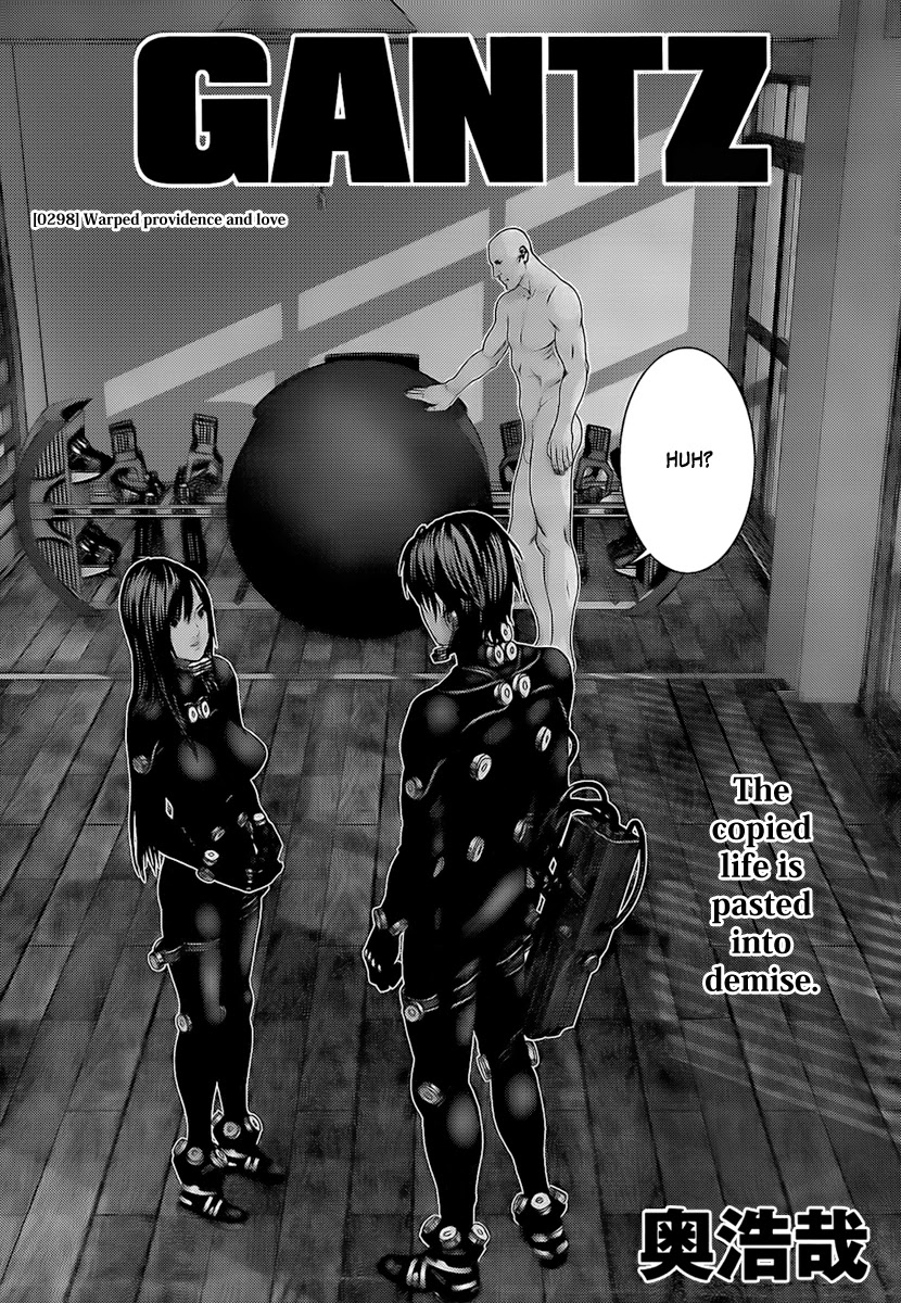 Gantz Chapter 298 page 1 - Chapter 298: Warped Providence and Love