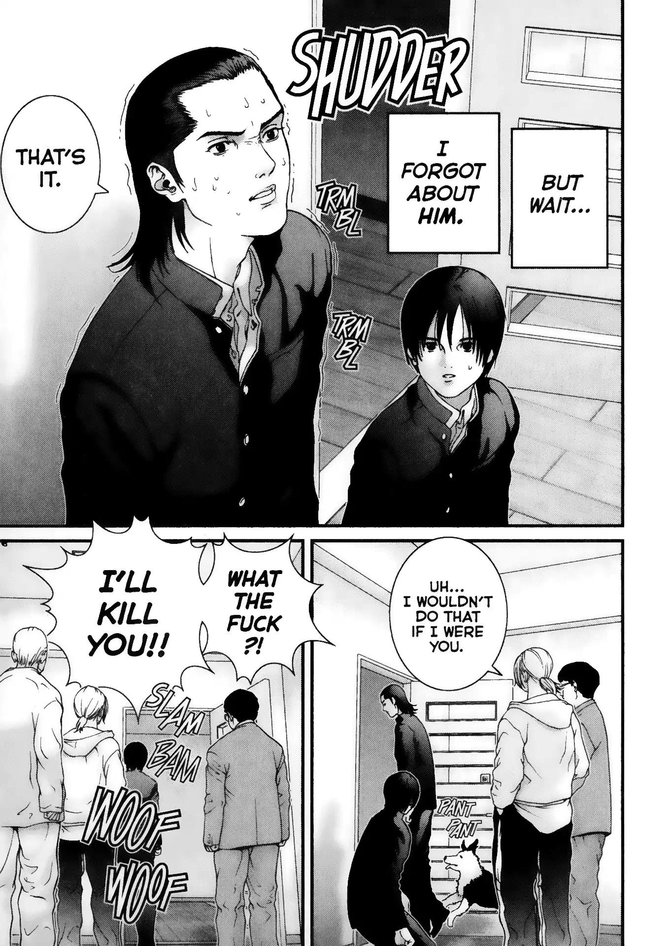 Gantz Chapter 3 page 17 - Chapter 3: Vol.1 0003: The Naked Suicide Girl