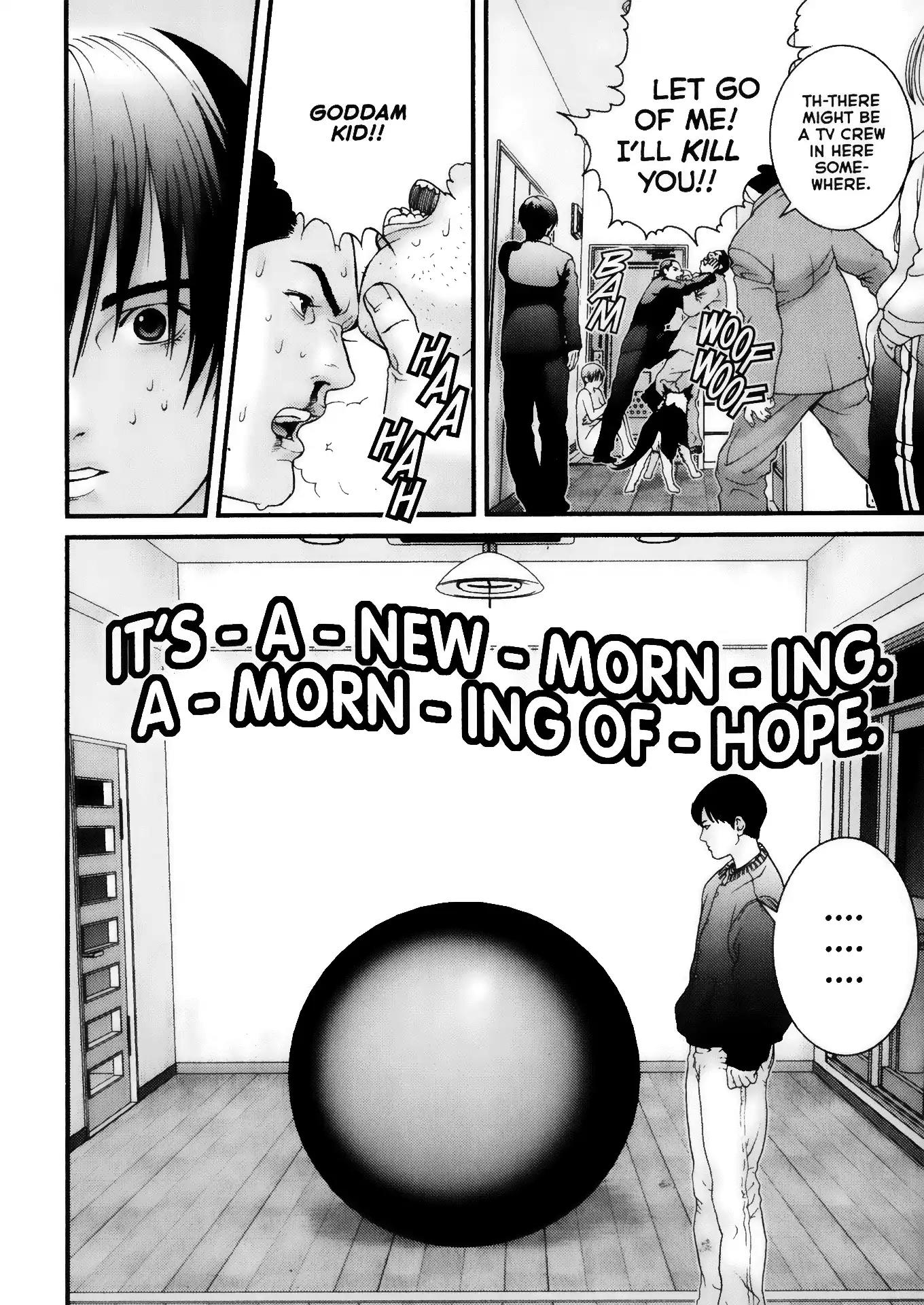 Gantz Chapter 3 page 18 - Chapter 3: Vol.1 0003: The Naked Suicide Girl