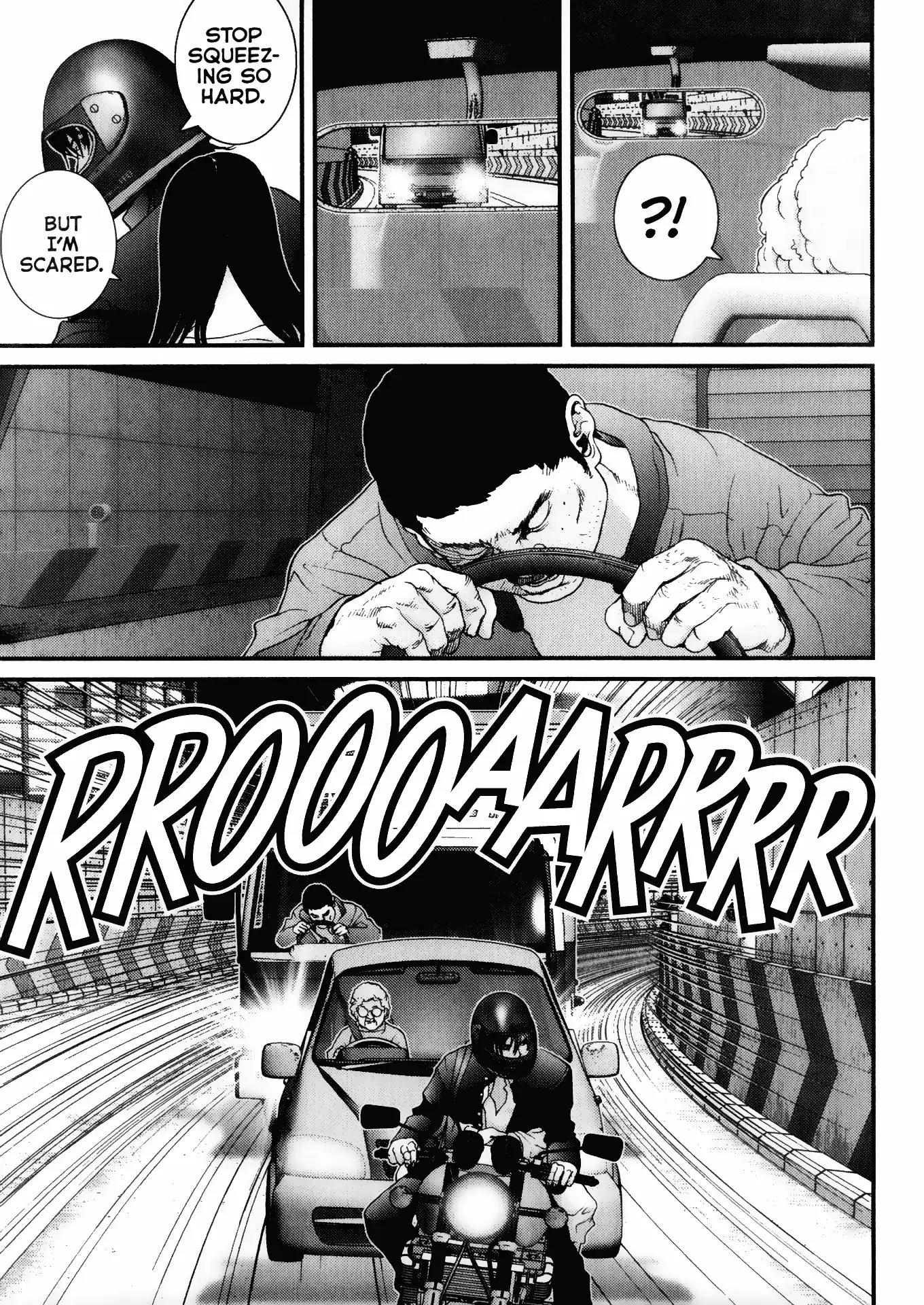 Gantz Chapter 30 page 15 - Chapter 30: Vol.3 0030: Disappearance on the Road