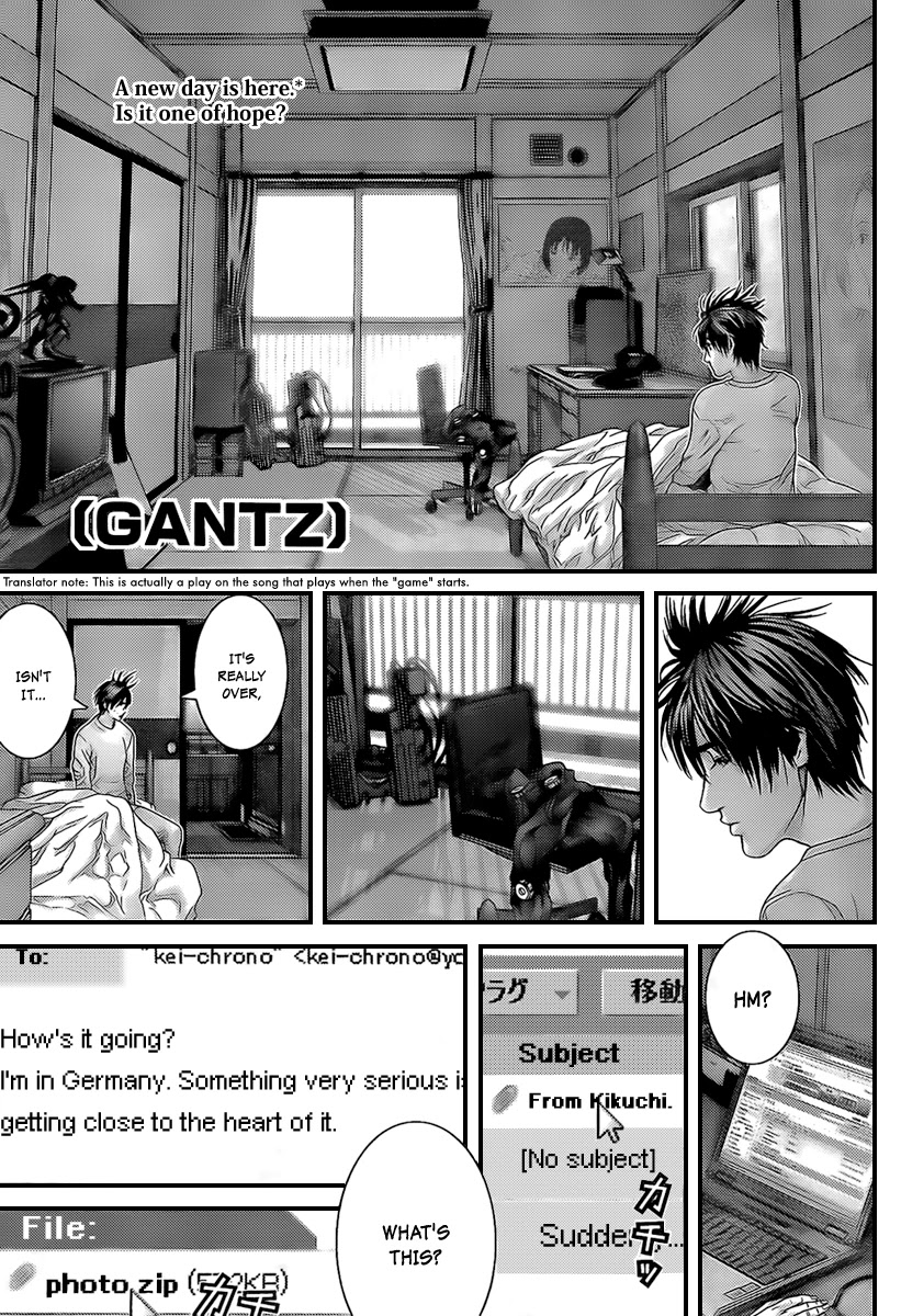 Gantz Chapter 300 page 1 - Chapter 300: The Old Sage of Darkness