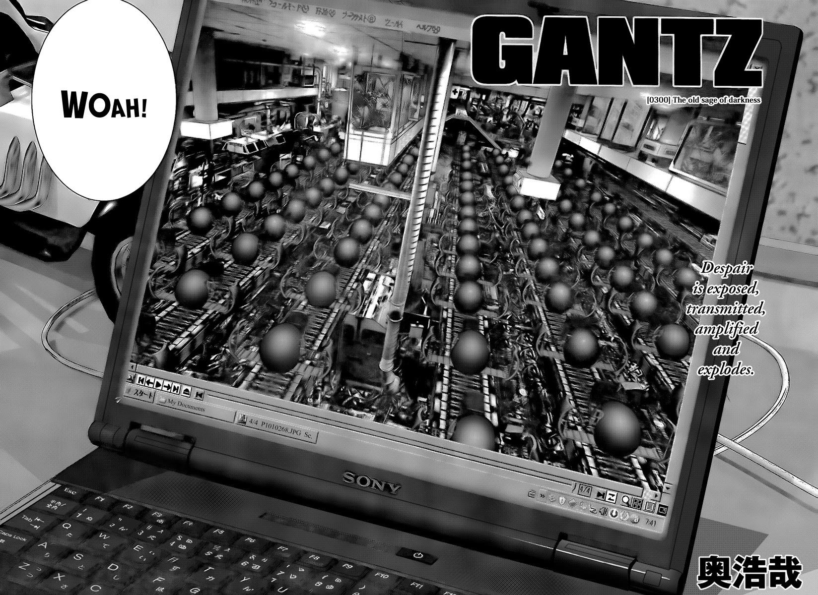 Gantz Chapter 300 page 2 - Chapter 300: The Old Sage of Darkness
