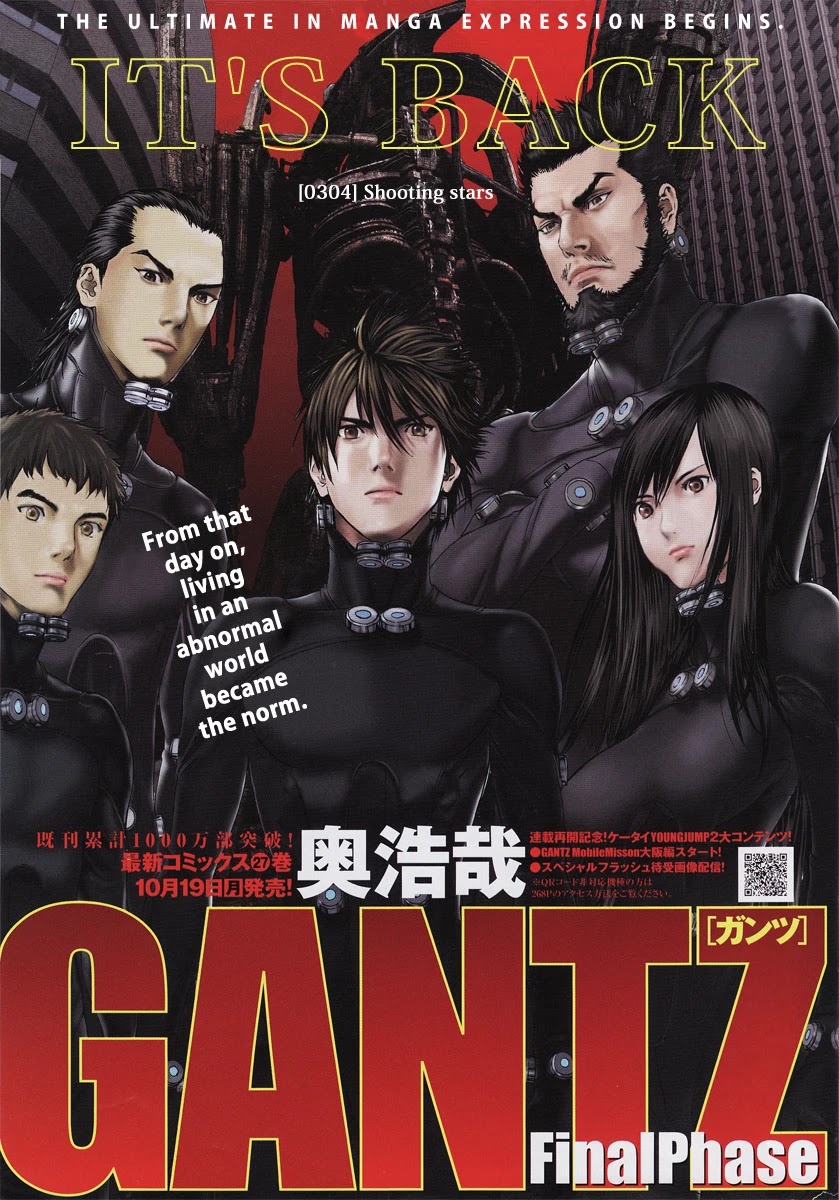 Gantz Chapter 304 page 1 - Chapter 304: Shooting Stars