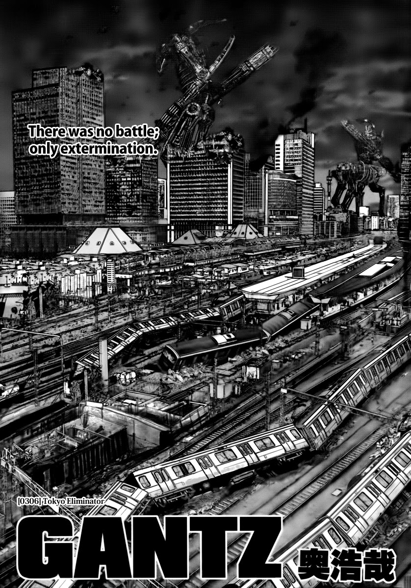 Gantz Chapter 306 page 1 - Chapter 306: Tokyo Eliminator