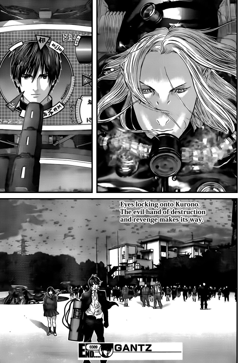 Gantz Chapter 309 page 21 - Chapter 309: Resolve Unleashed