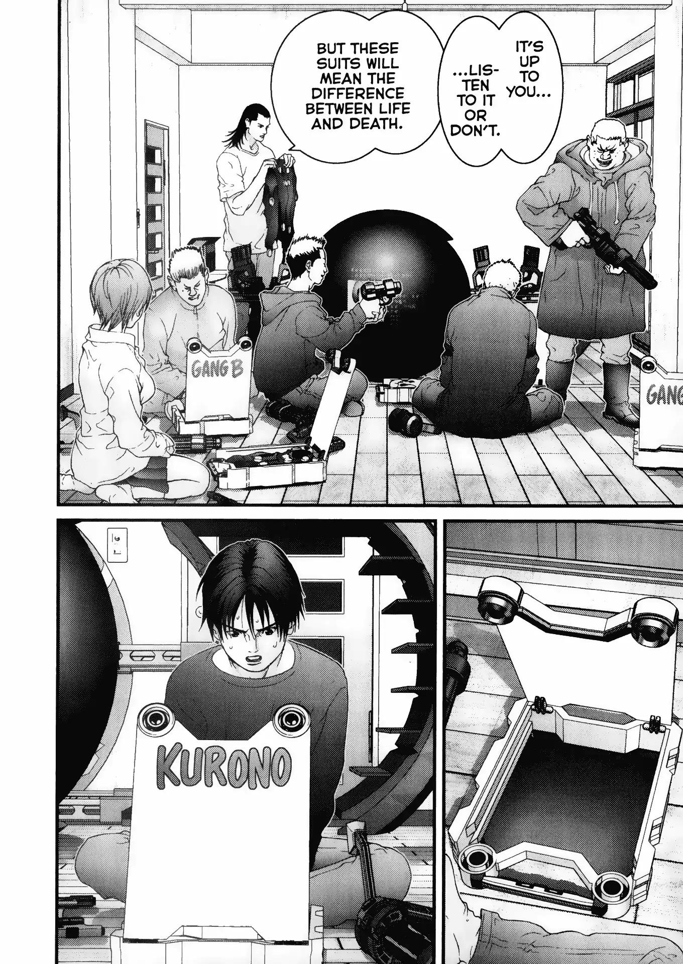 Gantz Chapter 31 page 18 - Chapter 31: Vol.3 0031: Unexplainable, Inscrutable