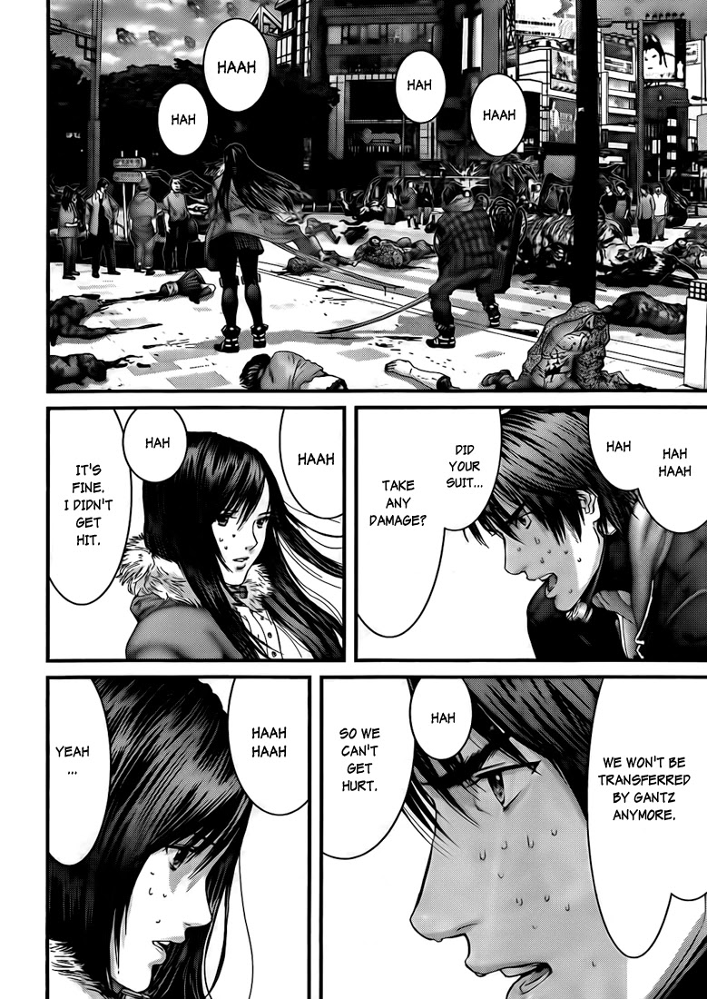 Gantz Chapter 310 page 15 - Chapter 310: People Saved, Things Wasted