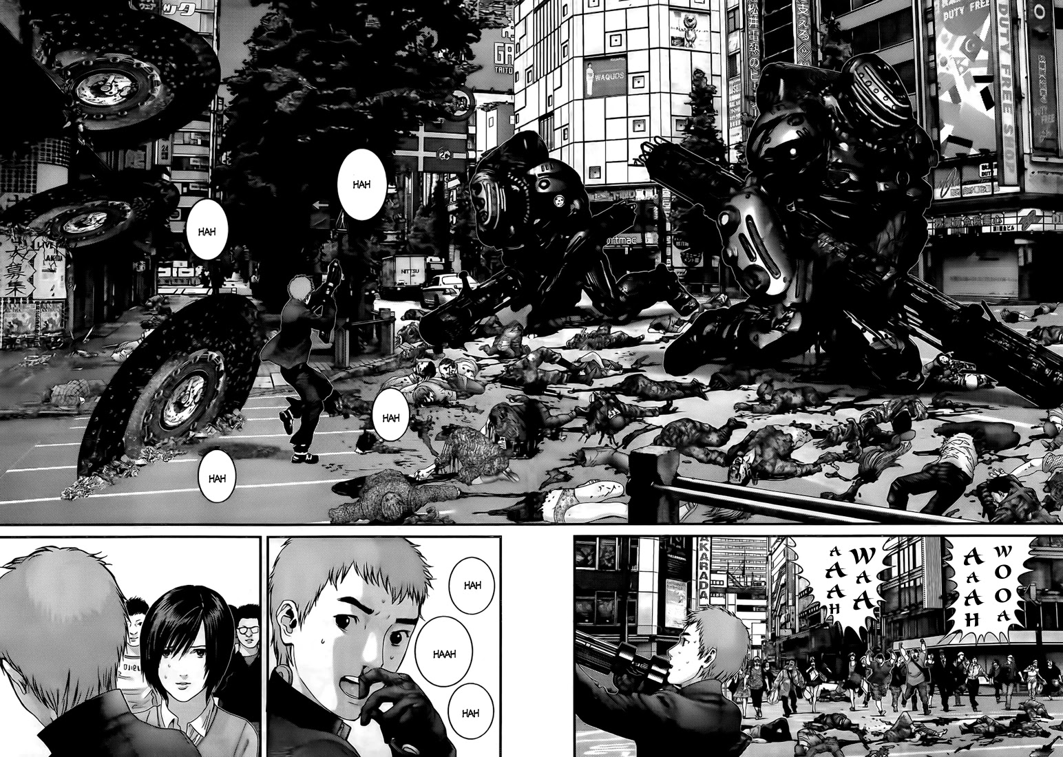 Gantz Chapter 310 page 4 - Chapter 310: People Saved, Things Wasted