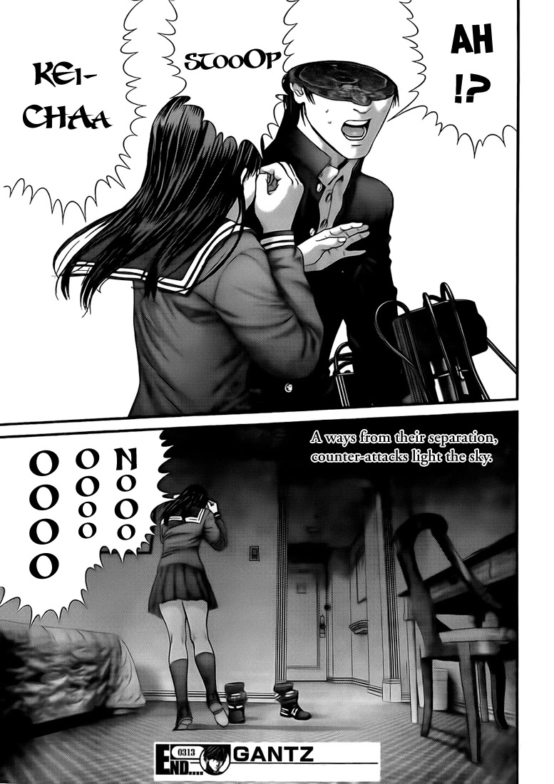 Gantz Chapter 313 page 25 - Chapter 313: Loss of Control