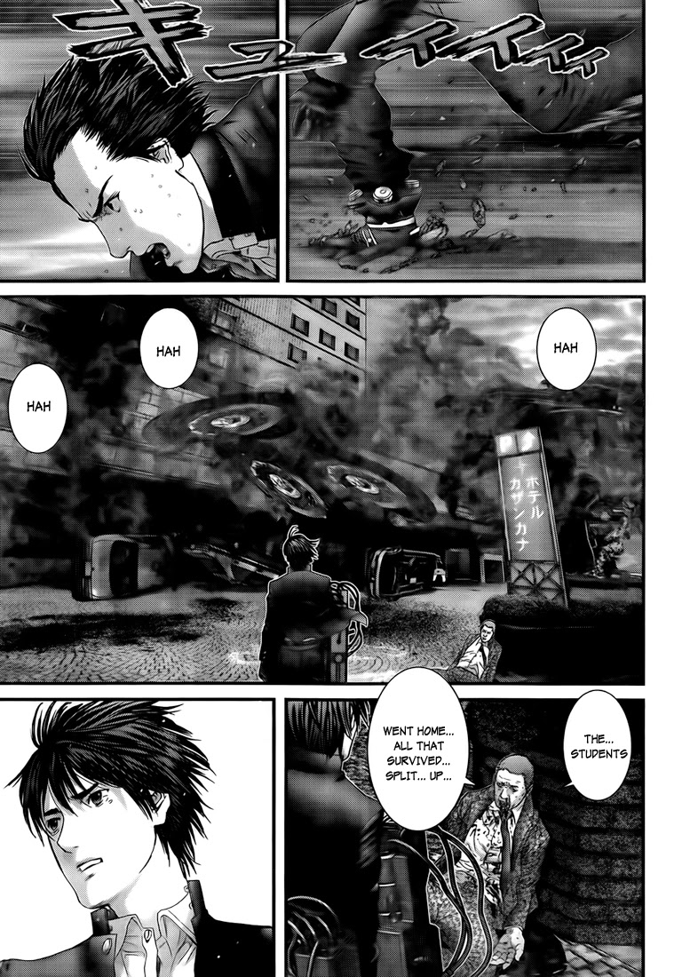 Gantz Chapter 318 page 15 - Chapter 318: Pursuit of Safety