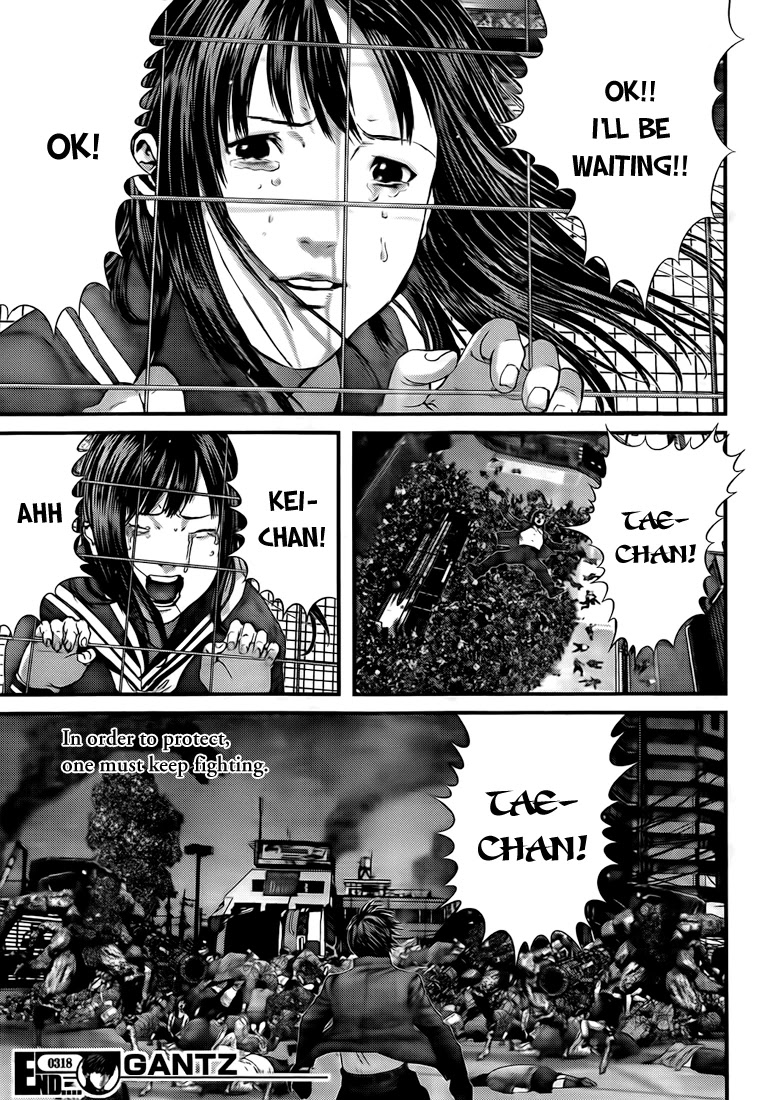 Gantz Chapter 318 page 24 - Chapter 318: Pursuit of Safety