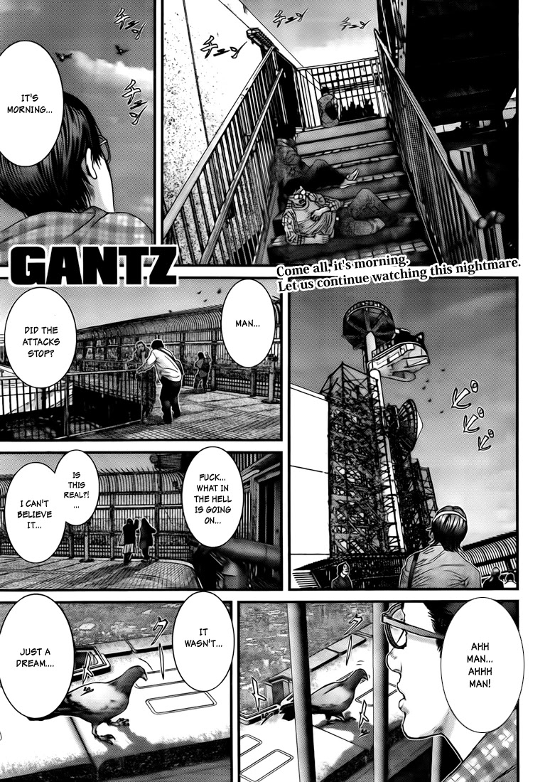 Gantz Chapter 319 page 1 - Chapter 319: Skinned Life