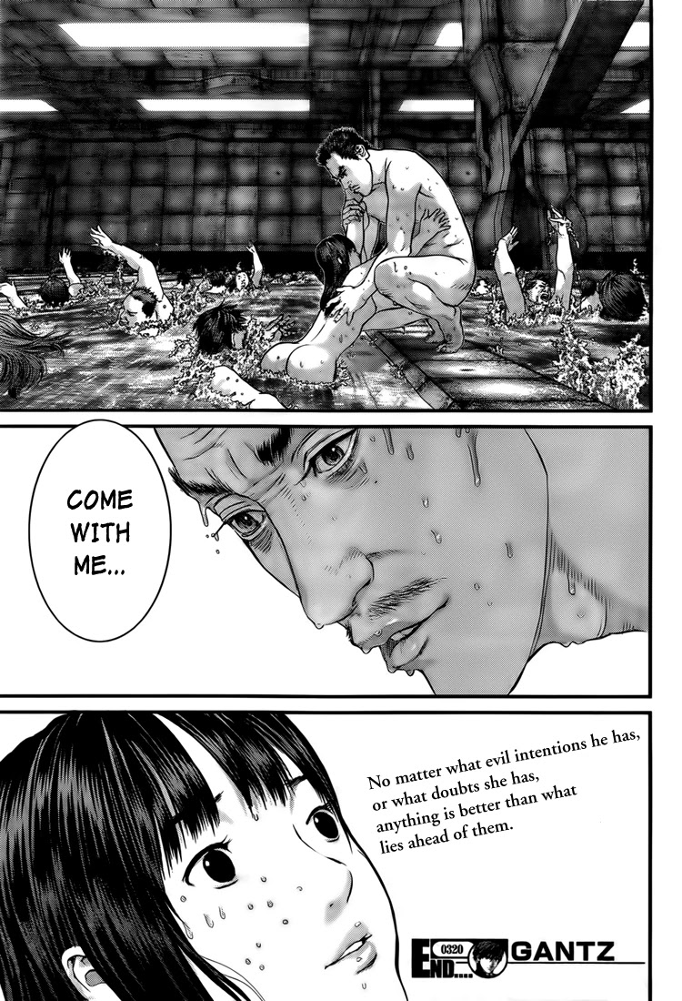 Gantz Chapter 320 page 22 - Chapter 320: A Sign of Death