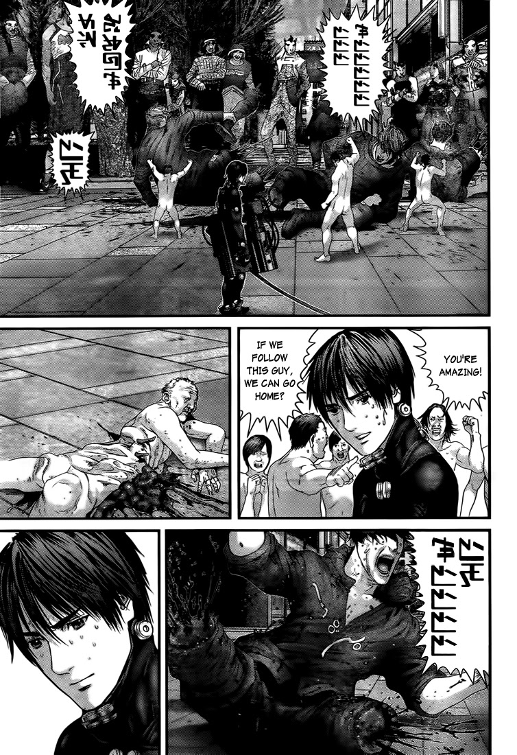 Gantz Chapter 324 page 15 - Chapter 324: The Choice of the Strong