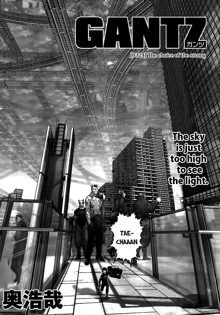 Gantz Chapter 324 page 2 - Chapter 324: The Choice of the Strong